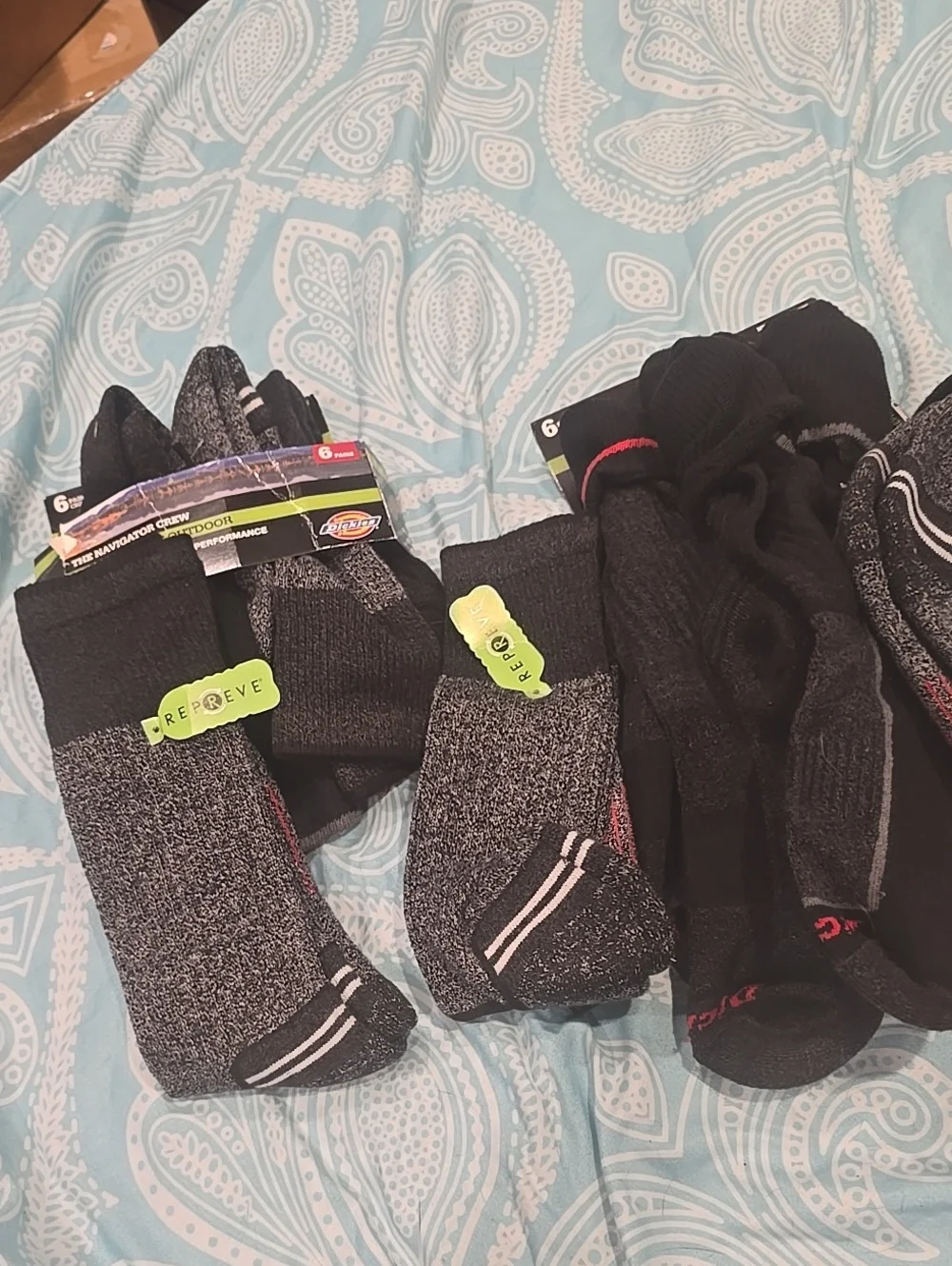New 10 Pair Dickies Crew Socks Size 6-12